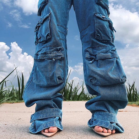 Cargo Denim Jean - Tall - Picture 4 of 5